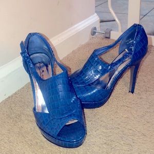 Blue heels